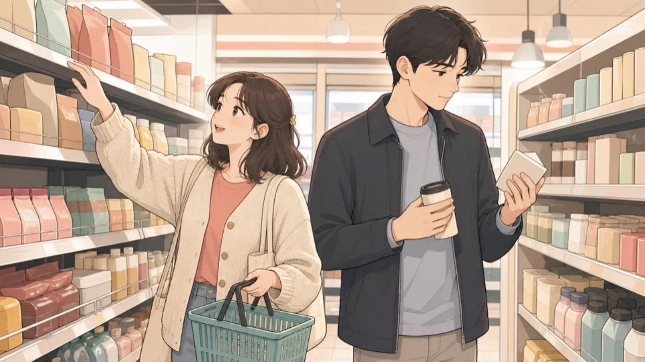여성 설렘탐험형과 남성 전략연애형의 썸 케미