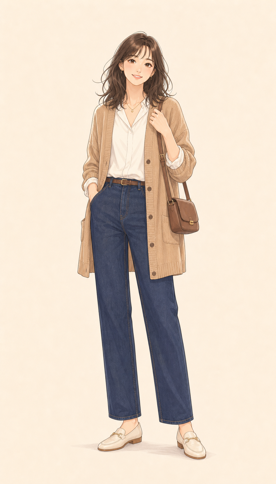 오래 만난 연인 데이트룩, 익숙함 속에 신경 쓴 느낌 데이트룩 이미지