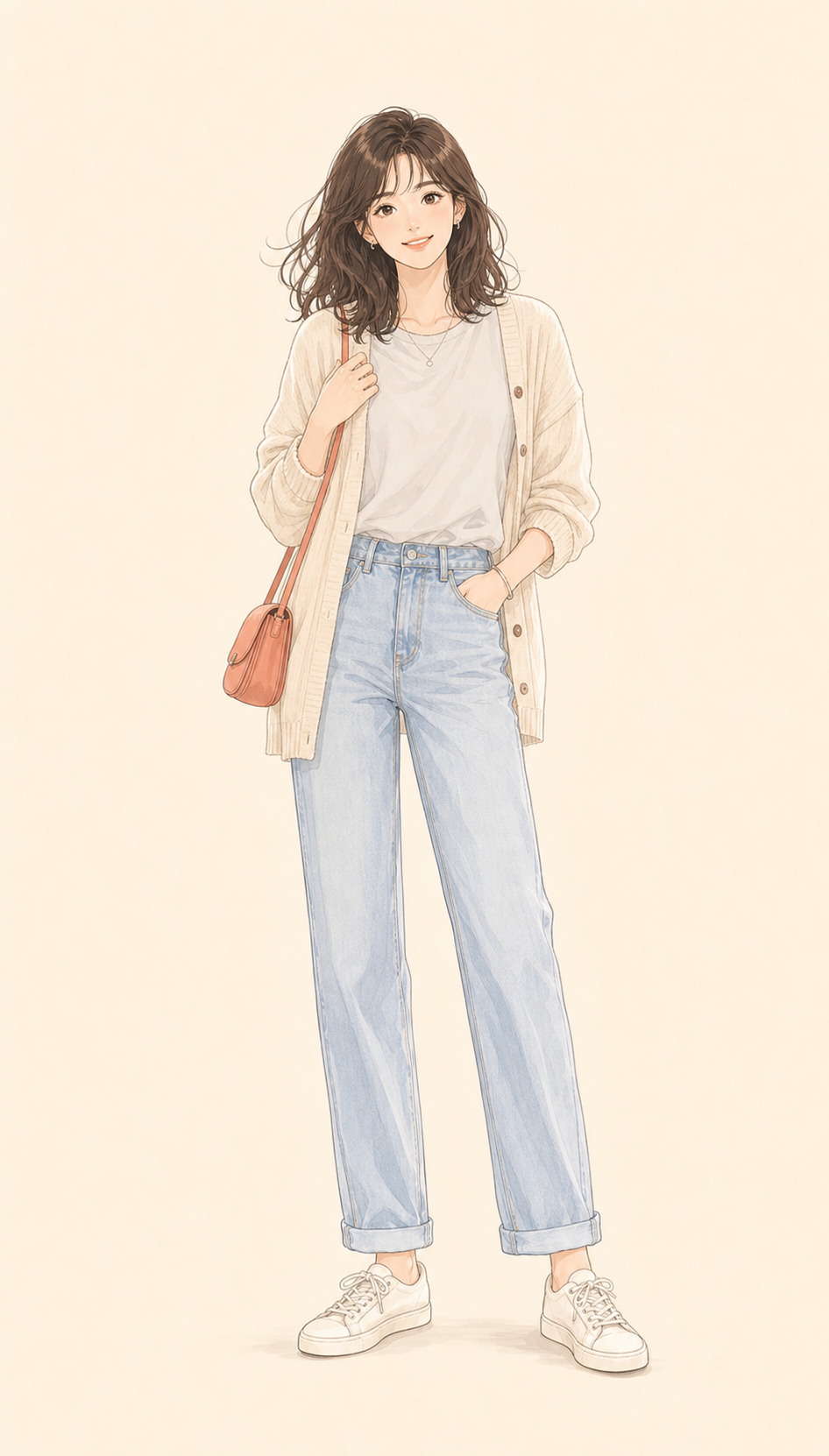 썸 데이트룩, 마음은 있지만 부담은 주지 않는 옷차림 데이트룩 이미지