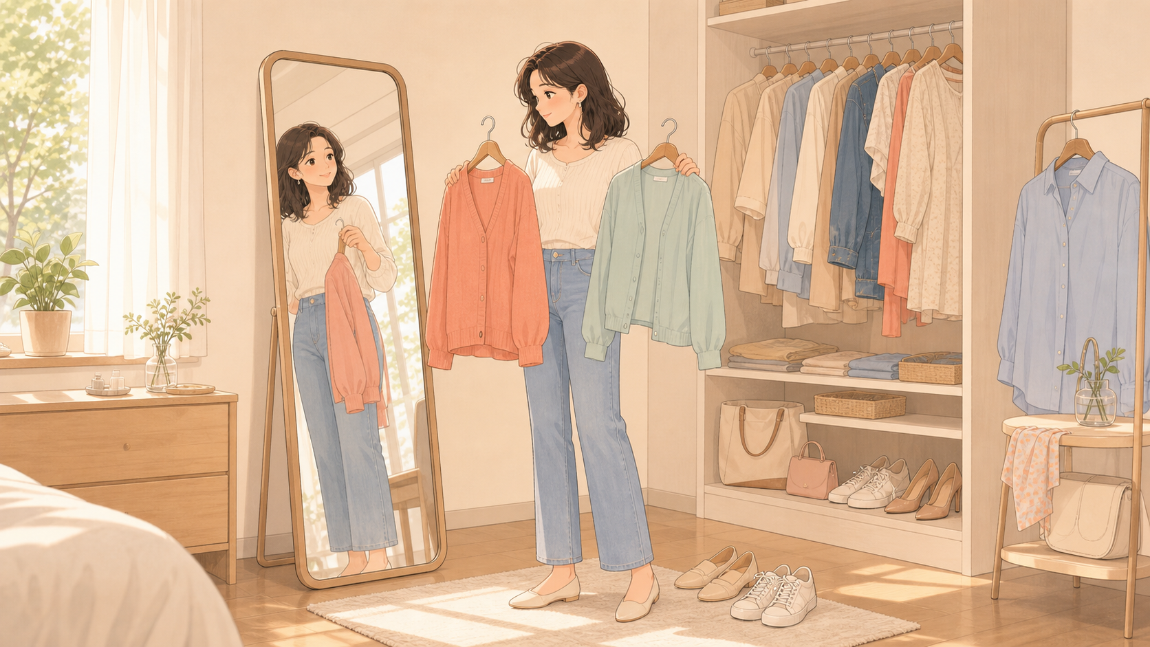 실수 방지 가이드 일러스트