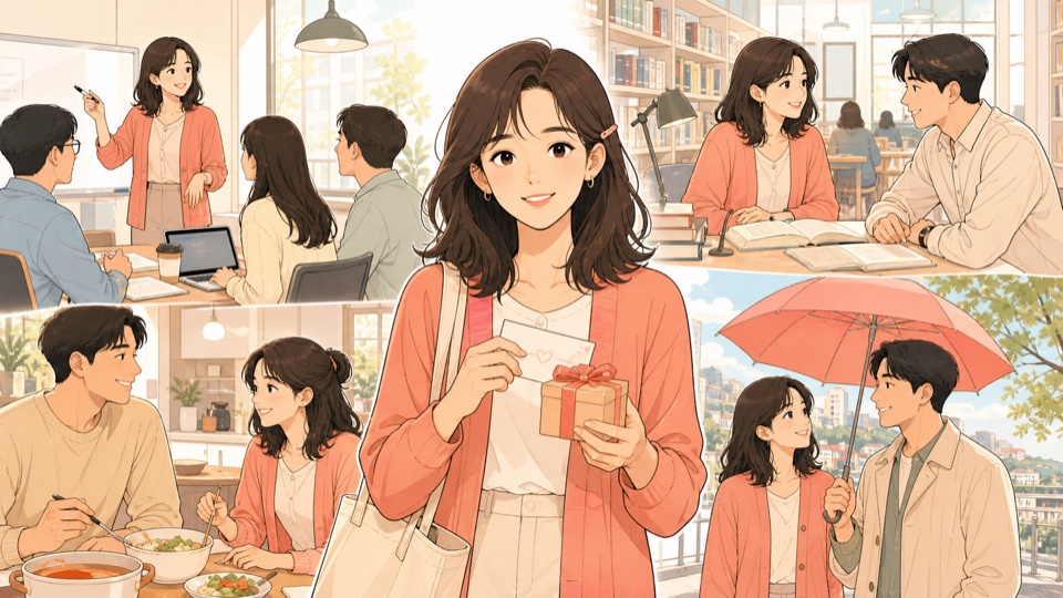 성장응원형 연애 타입 이미지