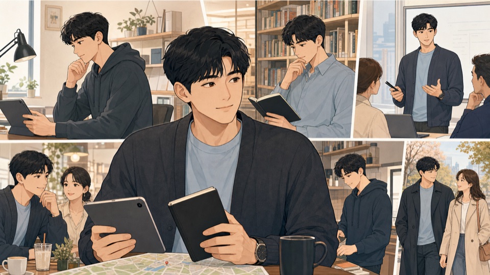 INTJ 연애 타입 이미지